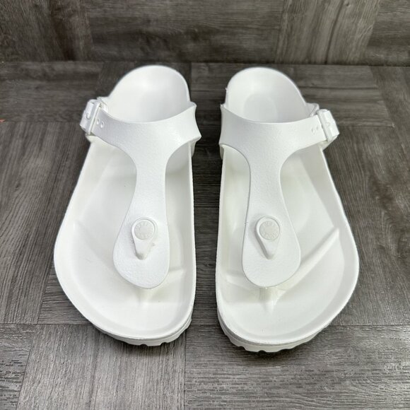 Birkenstock Gizeh Eva Women's size 8/Euro 39 White Thong Sandals - Picture 4 of 7